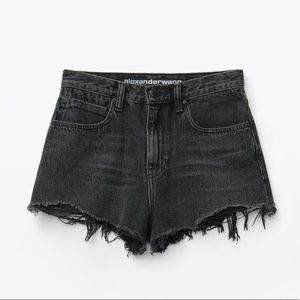 Alexander Wang Bite Shorts Grey Aged -size 26